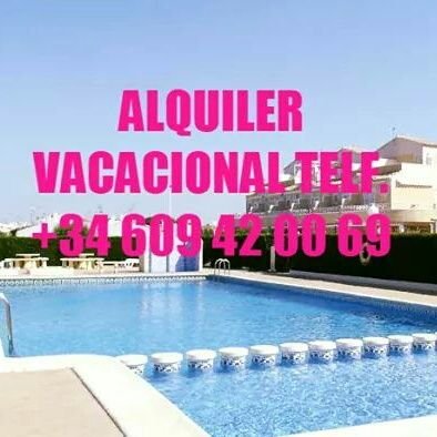 Alquiler de apartamento en Baños de Europa.  En Torrevieja.  Costa Blanca.