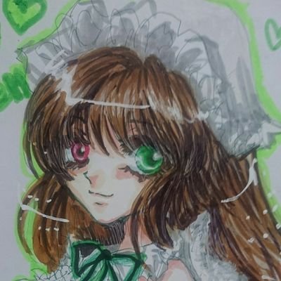 ヤフオクに主に版権もの同人手描きイラストを出品しています。やんわりと男性向け。アナログ絵しか描けないへっぽこです☆萌え系の女性キャラクターが多いです。へなちょこでもいいよって優しい方のみリクエストお受けしています☆