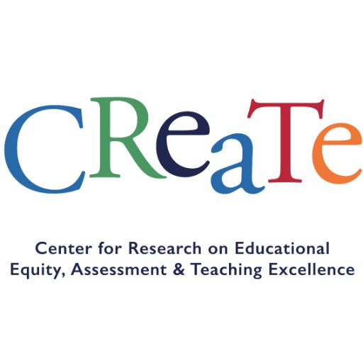 The Center for Research on Educational Equity, Assessment and Teaching Excellence @UCSanDiego led by @micapollock and @syonezawa #CREATEequity