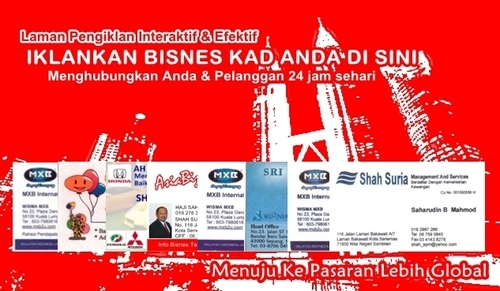 Pengiklanan biz kad di internet. Lebih Interaktif & Efektif