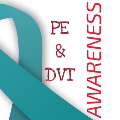 Tryin 2 raise awareness - Pulmonary Embolism & Deep Vain Thrombosis! Have had both at 25 & on lifelong meds. Found no support out there...offering mine!!