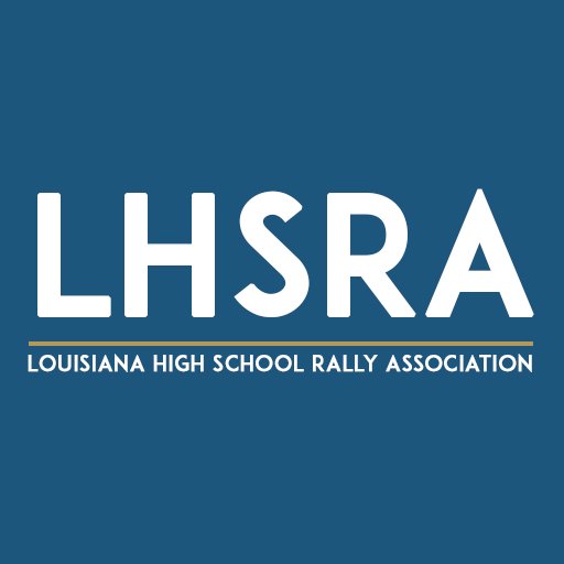 Louisiana High School Rally Association • Saturday, April 21, 2018