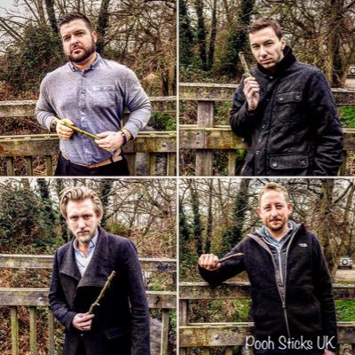 As featured on BBC Radio 1, Welcome to the Official Pooh Sticks UK Twitter Feed. Ask us any questions. Signed sticks/photos on request. Snapchat: Pooh_Sticks