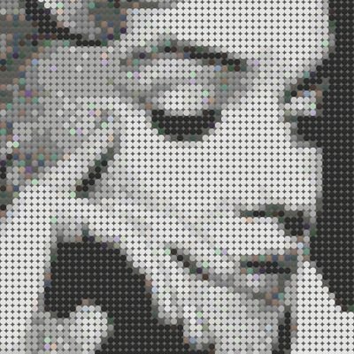 Custom framed mosaic art made from coloured hole punched paper. Currently 3 weeks lead time.