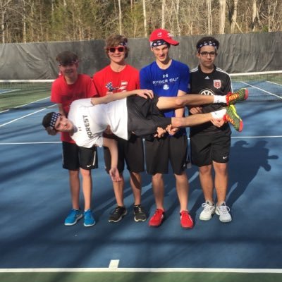 The official whistling guitar strummers of JF Official Twitter page of the Official Jefferson Forest Boys' Tennis Team