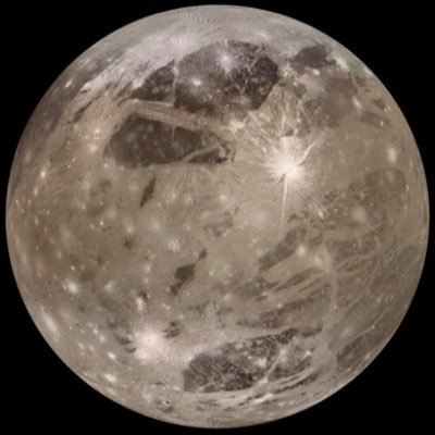 I'm #Ganymede one of Jupiter's #GalileanMoons, largest & most massive moon of #Jupiter and in the #SolarSystem. Also the 9th largest object in the Solar System.