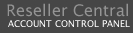 Reseller Central hosting control panel.