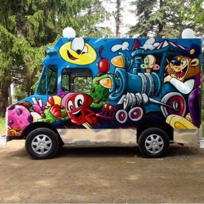 Curlys Ice cream Truck. We deliver real cool happiness.