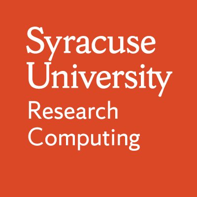 Research computing at Syracuse University is a collaborative effort between the campus research community and technology groups from across campus.