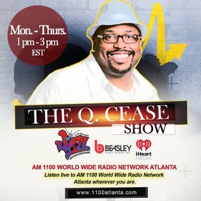 The Q. Cease Show Friday from 10am - 1pm EST/ 9am - 12pm CST on WREEDB/AM 1620. LISTEN LIVE: https://t.co/q2tK79LLni or https://t.co/rIKBc7a0r4