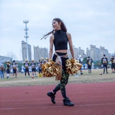 A cheerleader in Shanghai~~ (=´∀｀)人(´∀｀=)