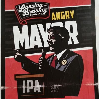 Hello world, you don't know me yet but you will. I'm the angry mayor of Lansing Brewing Company!