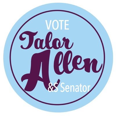 Vote for Talor Allen for Arts and Sciences Senate in the upcoming SGA election on March 7th! #teamtalor #vote4talor