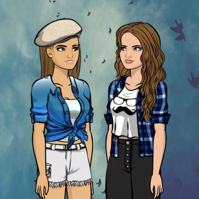 Hi! The one to the left is Kahlie S. And the one to the right is Olive S. And we are writers on episode, so please, check out our stories!