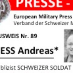 * Militärpublizist * Publisher in Military Affairs bei https://t.co/Jw8VqOqT0w (Stv. Chefredaktor SCHWEIZER SOLDAT) Threema: X7YV23PV