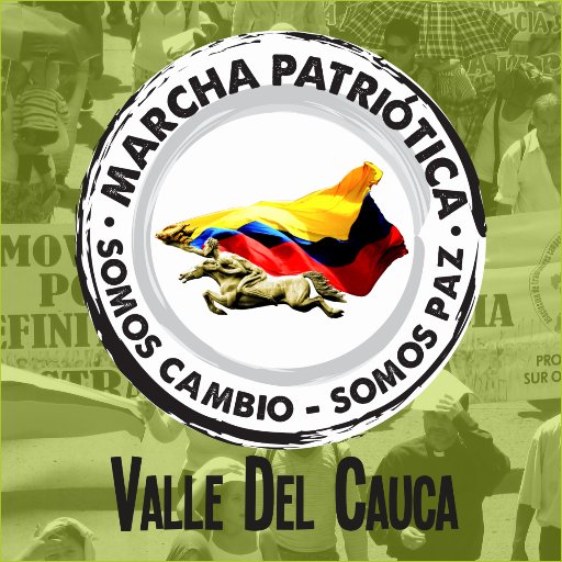 Marcha Patriótica Valle del Cauca, Por la Segunda y Definitiva Independencia. Facebook: Marcha Patriótica Valle. Instagram: marchavalle