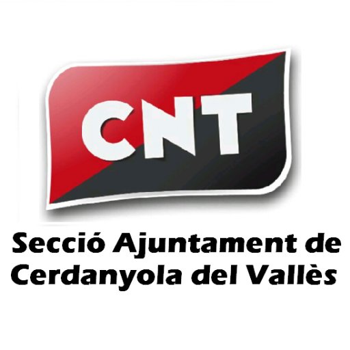 Twitter de la Secció Sindical de la CNT de l'Ajuntament de Cerdanyola del Vallès. Sense subvencions, alliberats ni comitès d'empresa. El teu mitjà de lluita.
