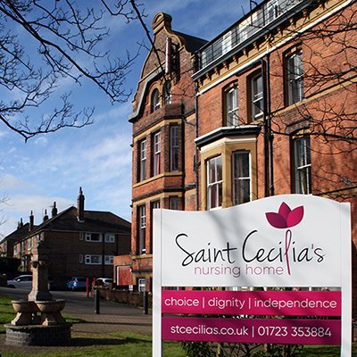 Compassionate nursing care. Part of the Saint Cecilia's care family. For more information contact 01723 353884 or visit the website.