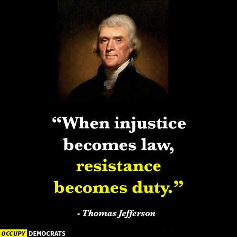 I am one of many within the #Resistance. #ResistanceUnited #Resistance members will be followed back. 45 supporters will be blocked. Blocked by VP Pence.