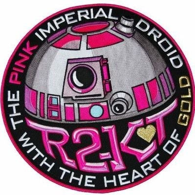 R2-KT is a pink R2 unit built in honor of the late Katie Johnson, a brave little girl who ended her battle with brain cancer in 2005.