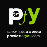 ProxiesForYou (@proxiesforyou) 's Twitter Profile