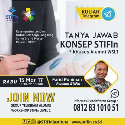 TesSTIFIn's profile picture. Ingin tau KEPRIBADIAN GENETIK & POTENSI diri,CARA BELAJAR anak,PROFESI yg sesuai,ngeklik dgn PASANGAN? Ikuti Workshop STIFIn | Hp/WA 0812 8310 1051