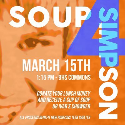In memory of Hunter Simpson. Event on March 15th at 1:15 at Bellevue High School. Be there and be ready to donate and dance