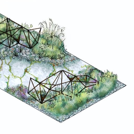 'The Path of Least Resistance'~
An installation that aims to celebrate the beauty and value of spontaneous urban vegetation.
//Freeform- RHS Chatsworth 2017