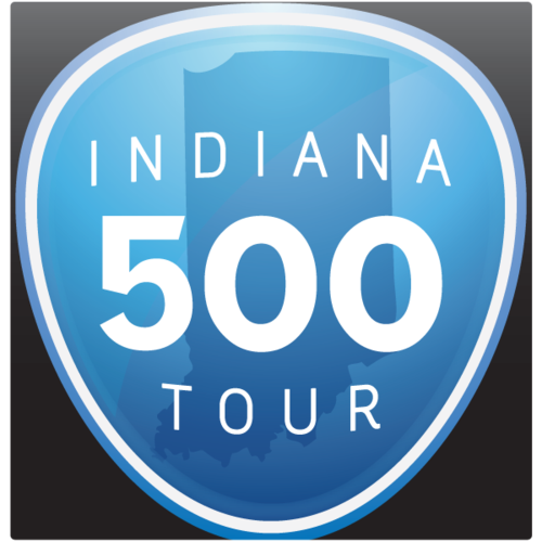 The official 500 Tour twitter. The Indiana 500 Tour is a great way to explore Indiana. On May 11th a bold new way to travel Indiana will be launched.