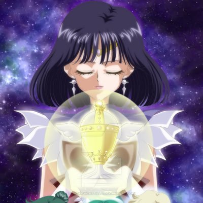 I'm a pretty guardian who fights for love and for magic Im Sailor Saturn and in the name of Saturn l'll punish you!💜💜