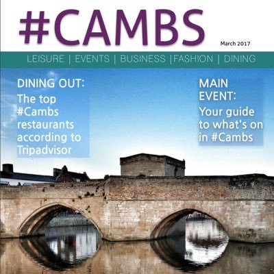 The unique digital magazine for #Cambs promoting business and events through the power of social media.