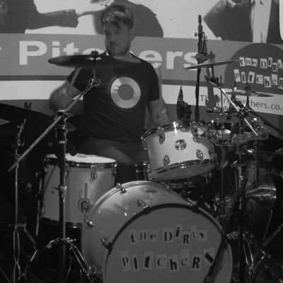 Drummer of The Dirty Pitchers, bringing Britpop back from the 90s.