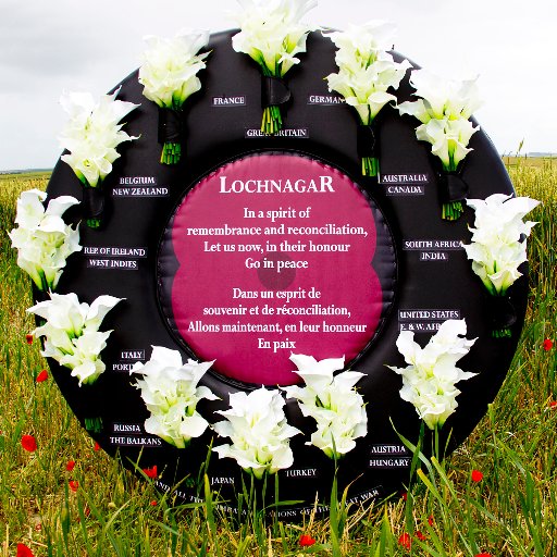 The Lochnagar Crater Memorial.

Peace. Remembrance. Reconciliation.   Helping Heal the Wounds of War.