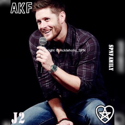 Proud Ackleholic & Padaholic! If you are one to, don't hold it in, shout it out for the world to hear! Follow for J2/SPN updates. J2 family haters r not welcome