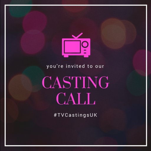 TV Castings UK is a networking platform for UK based TV, Film and Theatre Producers. Words and tweets by Daisy-Parr Watson and @polly_bartlett ⭐️ #TVCastingsUK