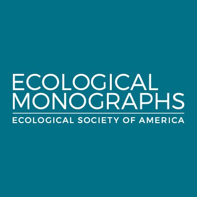 Ecological Monographs is the @ESA_org journal for comprehensive & integrative papers that contribute to the fundamental understanding of ecological principles.