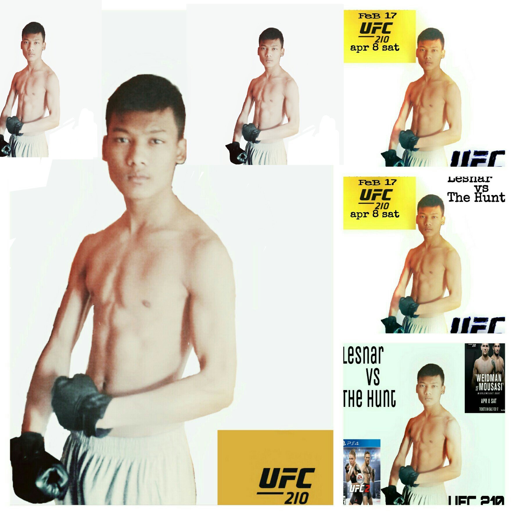 Athelete,part time player,science student,future UFC champion...