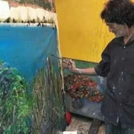 Ver el mundo de un angulo diferente de las demas personas ,y tratar de que las personas vean el mundo que ven mis ojos atra vez de mi arte