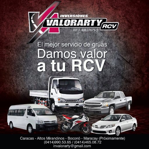 Adquiere tu Responsabilidad Civil Vehicular
Le Damos Valor a tu RCV
Somos Mas Que Un RCV
Contactos: invaloraty@gmail.com
Instagram; Valorarty RCV