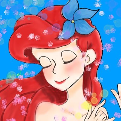 ピローpillow アリエル モアナ Ariel Moana ディズニープリンセス モアナイラスト アリエルイラスト お絵描きさんと繋がりたい