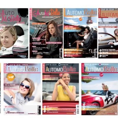 Lancement en juillet 2013 du PREMIER magazine Auto/Moto pour femmes présentant véhicules actuels, anciens, sport mécanique + beauté + BD, portraits de femmes