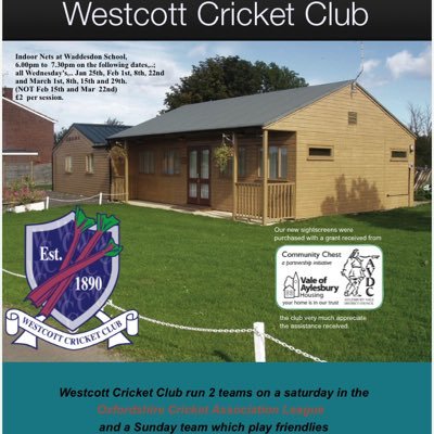 Competing in Div 3a and 7a of the Cherwell Cricket League. Lovely ground located on Bucks/Oxon border. Sunday and midweek cricket also played. New bar now open!