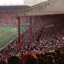 Stretford groundside, United Road, K stand, Family stand and finally back to K. My life reflected in a season ticket or two.