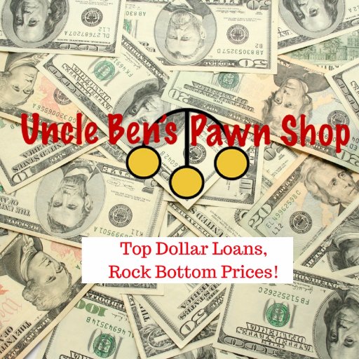 At Uncle Ben's, we offer top dollar loans and rock bottom prices! Come visit us today!
