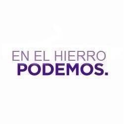 Lo conseguimos porque no sabíamos que era imposible. Podemos El Hierro es el Circulo Comarcal Valverde, La Frontera y El Pinar de El Hierro.