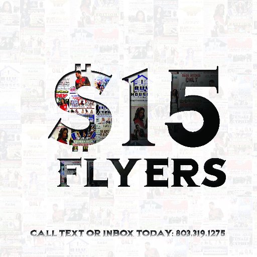 Flyers Business Cards, Logos Etc..
4 Mix Tape Covers, Logos, Tee Shirt designs and other info 
INBOX CALL OR TEXT TODAY!!!
(803)319-1275