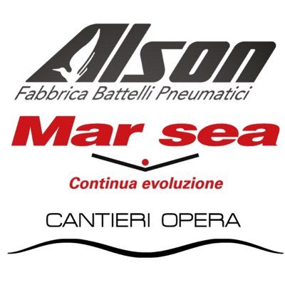 Alson, Marsea and Cantieri Opera, historic brands in the production of R.I.B., rigid inflatable boats, Maxi R.i.b., are now gathered in AMO Srl Group