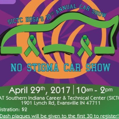 SICTC HOSA's 11th annual car/truck/motorcycle show. This year we are raising money to support NAMI. The date is May 12 from 10-2!