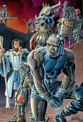 When the Old Gods died,there arose the @NewGods4thWorld.Outside of human perception of space/time, @JackKirbyNewGod are celestial beings with macro-perspective.