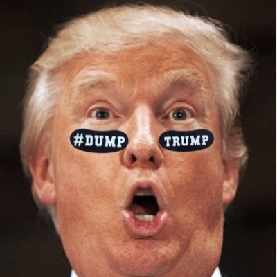 Temporary Eyeblack Tattoos. Perfect for protests, hiking, Athletics, or just showing your support to #DumpTrump! DM if you want to buy.